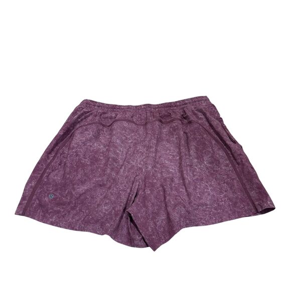 Lululemon Pace Breaker Linerless Short 5" Plum Men's Size XXL - Picture 2 of 9